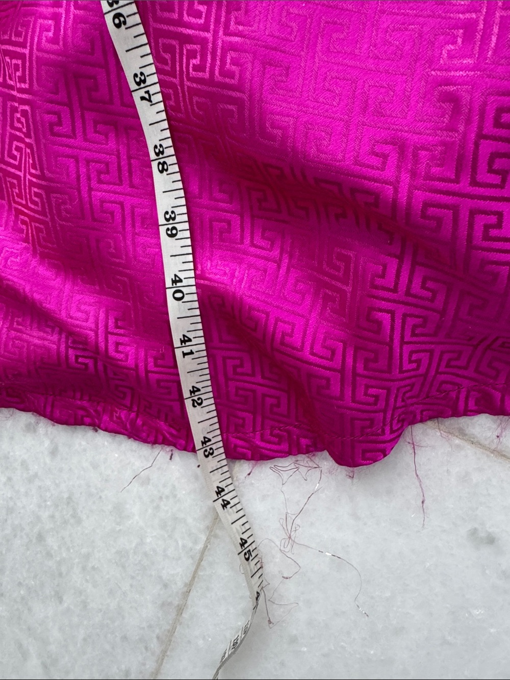 Fuchsia Multi-Tier Ruffled women party skirt - Picture 5 of 7